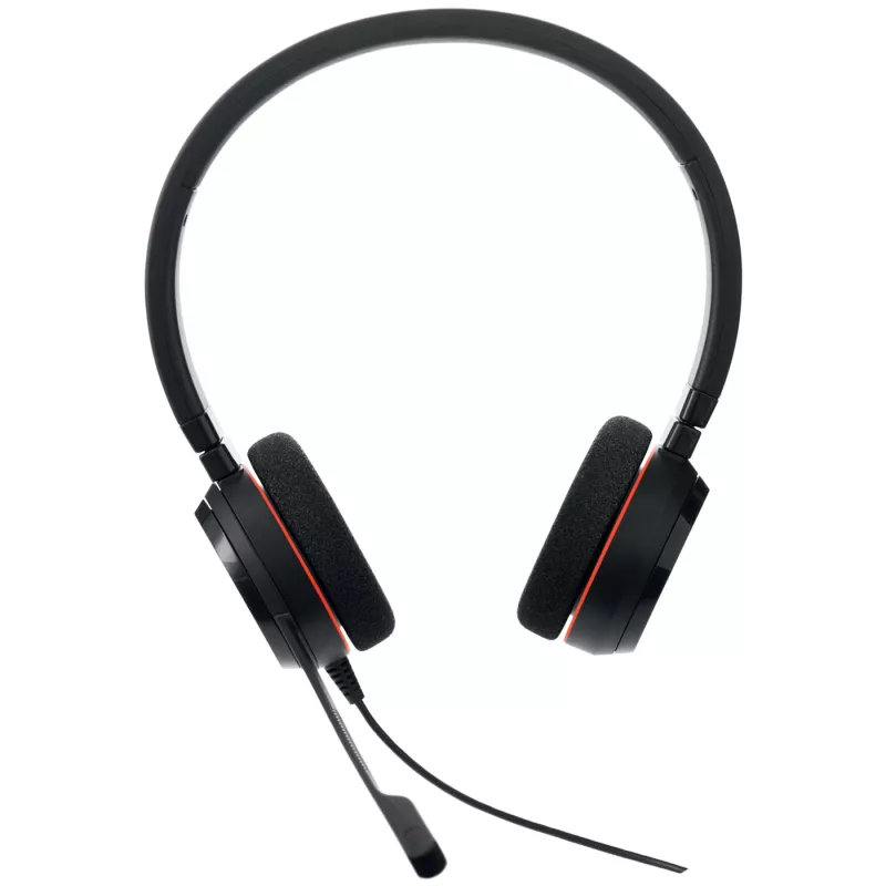 Jabra Evolve 20 MS Stereo, laidinis, biurui/skambučių centrui, 150–7000 Hz, 171 g, ausinės, juodos