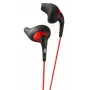 JVC HA-EN10-BR-E į ausis įdedamos ausinės, laidinės, 20–20000 Hz, sportui, 4,8 g, ausinės, juodos, raudonos
