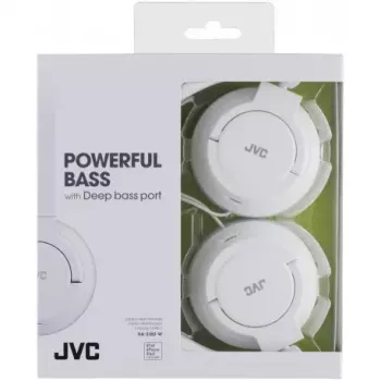 JVC HA-S180-W-E ausinės / ausinės su mikrofonu Laidinės Ant galvos Muzika Balta