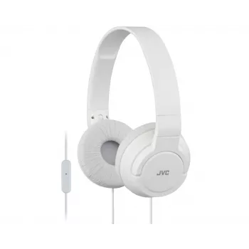 JVC HA-SR185-W-E lengvos ausinės, laidinės, 10 - 22000 Hz, skambučiams/muzikai, 108 g, ausinės, baltos