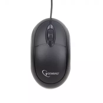 GEMBIRD pelė Optical MUS-U-01 - 3 Button Wheel USB Juoda
