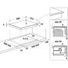 Whirlpool AKT 8130 BA Juoda Built-in Ceramic hob 4 zone(s)