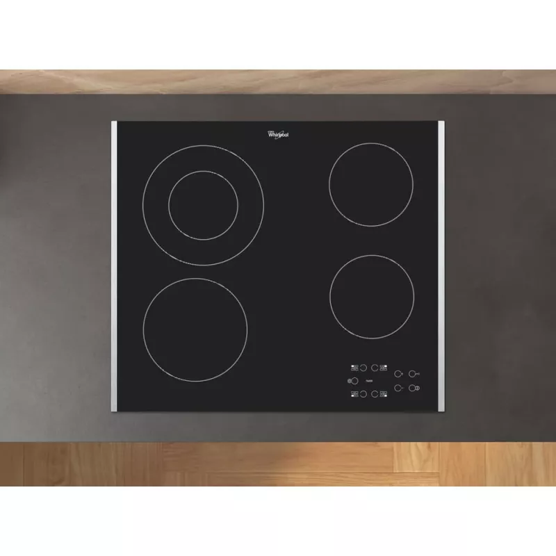 Whirlpool AKT 8130 BA Juoda Built-in Ceramic hob 4 zone(s)