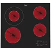 Whirlpool AKT 8130 BA Juoda Built-in Ceramic hob 4 zone(s)