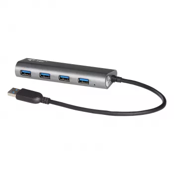 USB Hub i-tec Metal Superspeed USB 3.0 4-Port Hub 5000 Mbit/s Grey