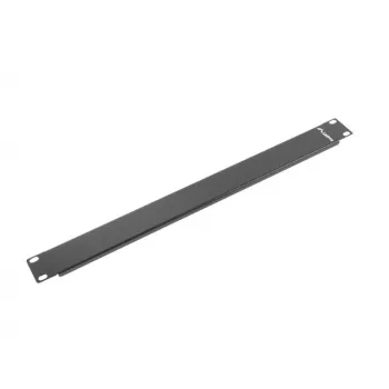 Tuščia panelė LANBERG AK-1401-B, 1U 19 colių (482,6×44,5×8 mm), juoda