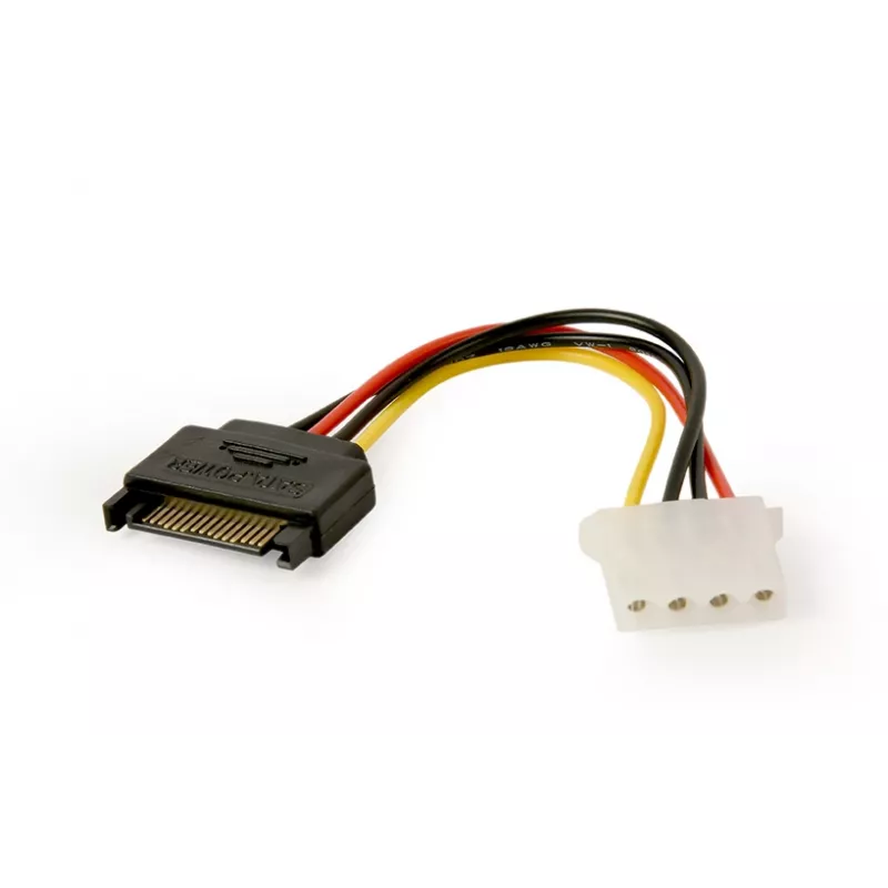 GEMBIRD SATA (kištukas) į Molex (lizdas) maitinimo kabelis, 15 cm