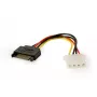 GEMBIRD SATA (kištukas) į Molex (lizdas) maitinimo kabelis, 15 cm