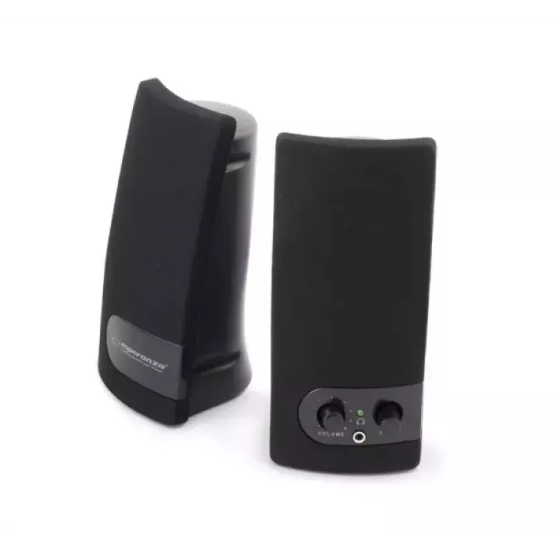 2 krypčių garsiakalbis ESPERANZA EP119, 2.0 kanalai, 6 W RMS, 4 Ω, laidinis, 3,5 mm ir USB, stalinis