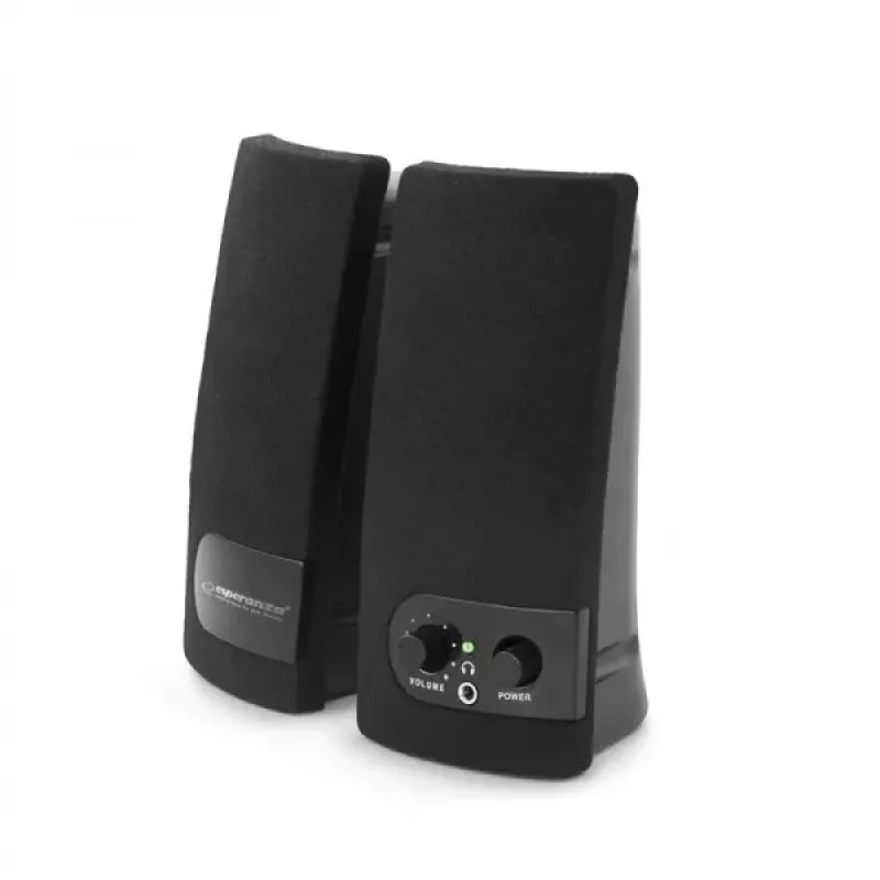 2 krypčių garsiakalbis ESPERANZA EP119, 2.0 kanalai, 6 W RMS, 4 Ω, laidinis, 3,5 mm ir USB, stalinis