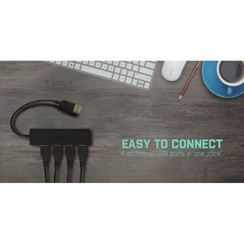 USB Hub i-tec Advance USB 3.0 plonas Passive HUB 4 Port