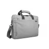 Messenger case NATEC Mustela nešiojamiesiems kompiuteriams iki 39,6 cm (15,6 col.), poliesteris, pilkas, priekinė kišenė, peties diržas