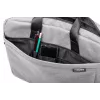 Messenger case NATEC Mustela nešiojamiesiems kompiuteriams iki 39,6 cm (15,6 col.), poliesteris, pilkas, priekinė kišenė, peties diržas