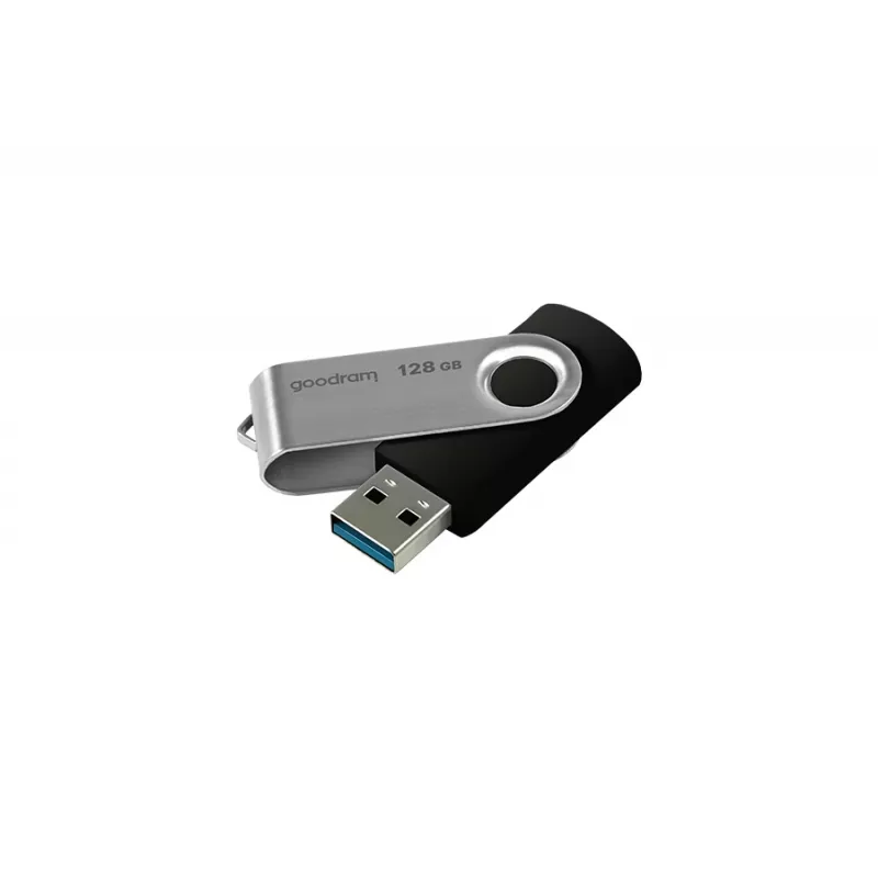 USB atmintukas GOODRAM UTS3 128 GB USB Type-A 3.2 Gen 1, juoda, 60 MB/s skaitymas, 20 MB/s rašymas