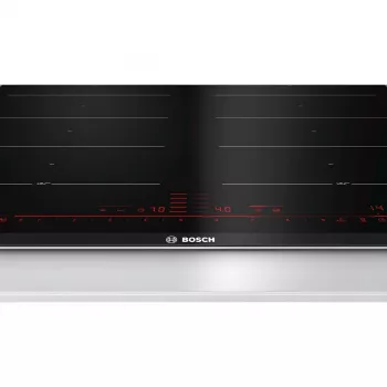 Bosch PXX675DC1E kaitlentė juoda, nerūdijantis plienas Įmontuojama zoninė indukcinė kaitlentė 4 zonos