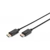 DIGITUS DisplayPort connection kabelis DP M/M 2m with interlock DP Ultra HD 4K Juoda