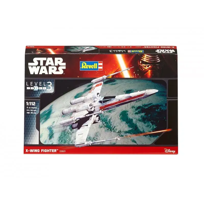 Erdvėlaivio modelis Revell X-wing Fighter