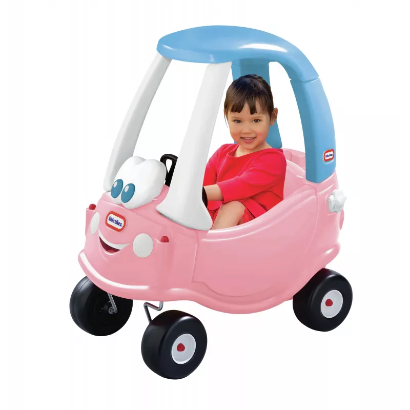 Little Tikes Cozy Coupe Princess, 1,5 m., 4 ratai, plastikas, mėlyna, rožinė, balta