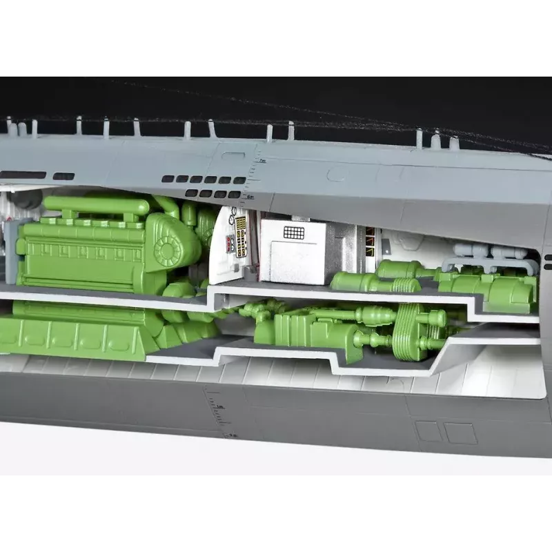 Revell povandeninio laivo modelis U-Boot Typ XXI U 2540 & Interieur