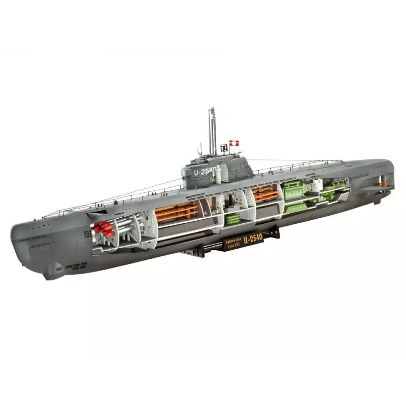 Revell povandeninio laivo modelis U-Boot Typ XXI U 2540 & Interieur