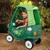 Little Tikes Cozy Coupe Dino, 1,5 m., 4 ratai, plastikas, juoda, žalia