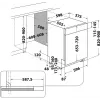 Whirlpool WBC3C26B Pusiau įmontuojamas 14 komplektų