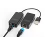 DIGITUSB USB ilgintuvas, skirtas USB 2.0 naudojimui su Cat5/5e/6 (UTP, STP arba SFT) kabeliu iki 50 m
