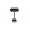 DIGITUS HDMI į VGA keitiklio adapteris Typ A – VGA (D-Sub) jungtis, 3,5 mm garso lizdas, juodas