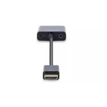DIGITUS HDMI į VGA keitiklio adapteris Typ A – VGA (D-Sub) jungtis, 3,5 mm garso lizdas, juodas