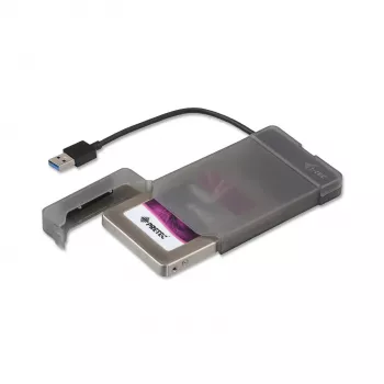 HDD/SSD korpusas i-tec MySafe USB 3.0 Easy 2,5 colio išorinis dėklas juodas