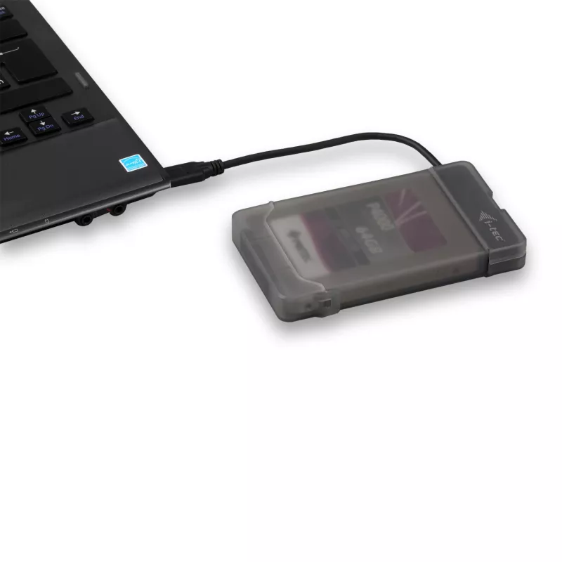 HDD/SSD korpusas i-tec MySafe USB 3.0 Easy 2,5 colio išorinis dėklas juodas