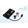 HDD/SSD korpusas i-tec MySafe USB 3.0 Easy 2,5 colio išorinis dėklas juodas