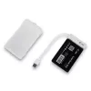 HDD/SSD korpusas i-tec MySafe USB 3.0 Easy 2,5 colio išorinis dėklas – balta