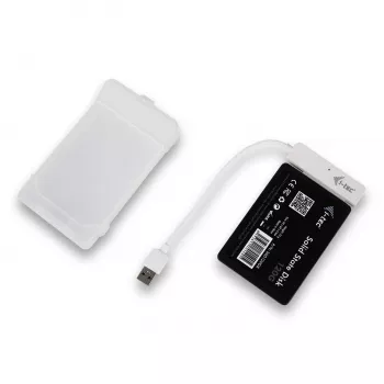 HDD/SSD korpusas i-tec MySafe USB 3.0 Easy 2,5 colio išorinis dėklas – balta