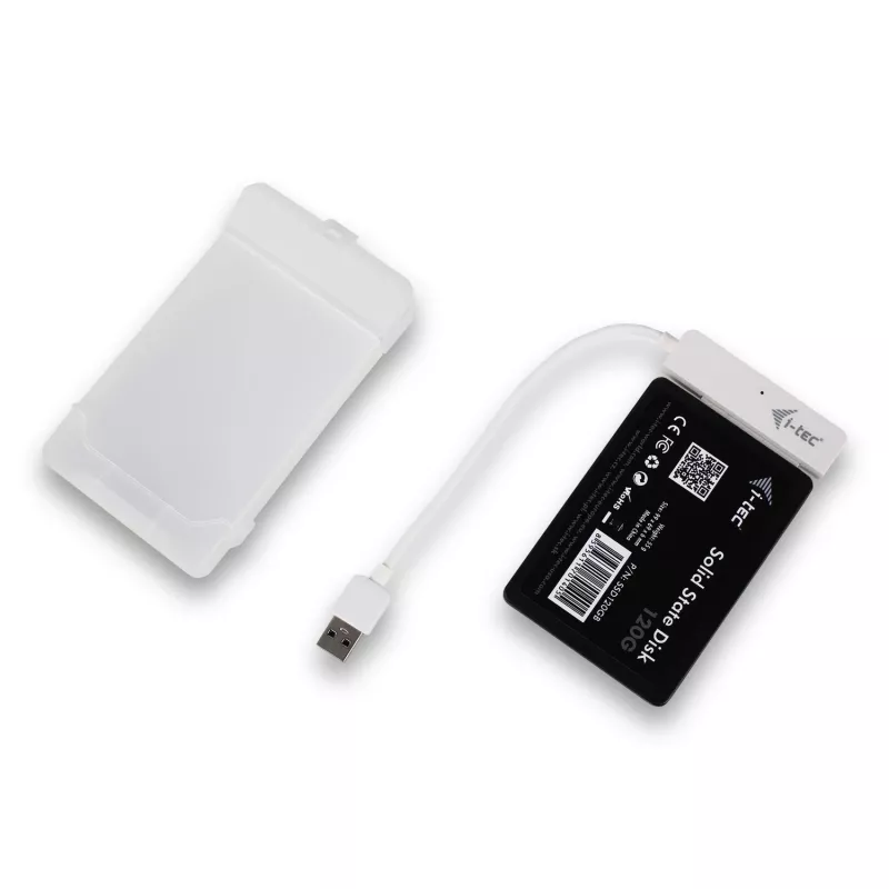 HDD/SSD korpusas i-tec MySafe USB 3.0 Easy 2,5 colio išorinis dėklas – balta