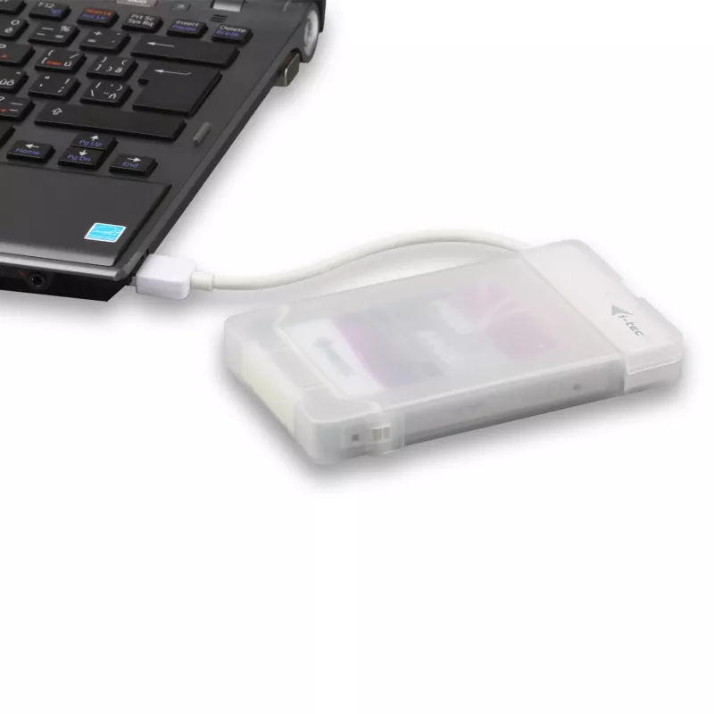 HDD/SSD korpusas i-tec MySafe USB 3.0 Easy 2,5 colio išorinis dėklas – balta
