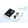 HDD/SSD korpusas i-tec MySafe USB 3.0 Easy 2,5 colio išorinis dėklas – balta