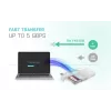 HDD/SSD korpusas i-tec MySafe USB 3.0 Easy 2,5 colio išorinis dėklas – balta