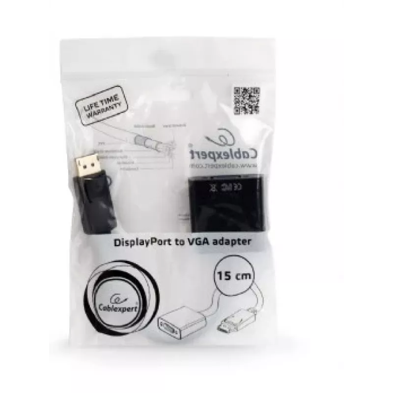 GEMBIRD DisplayPort 1.1 į VGA adapterio kabelis 15 cm