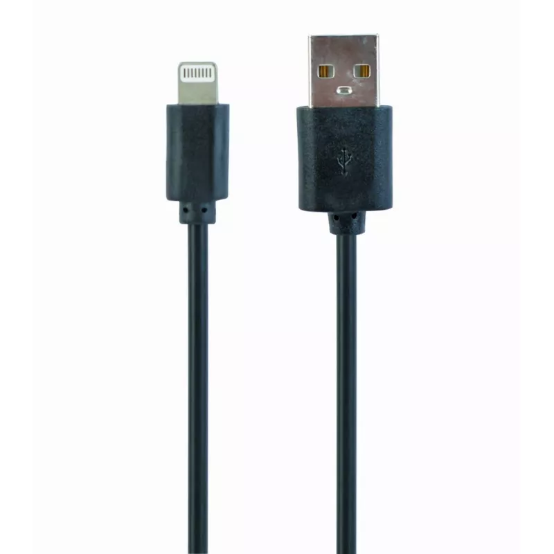 GEMBIRD USB į Apple Lightning sinchronizavimo ir įkrovimo kabelis, 2m - juodas