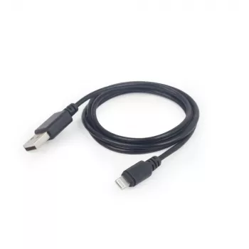 GEMBIRD USB į Apple Lightning sinchronizavimo ir įkrovimo kabelis, 2m - juodas