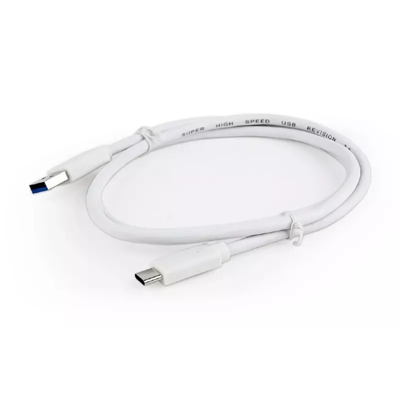 GEMBIRD USB 3.0 AM į Type-C kabelis (AM/CM) 1 m - baltas