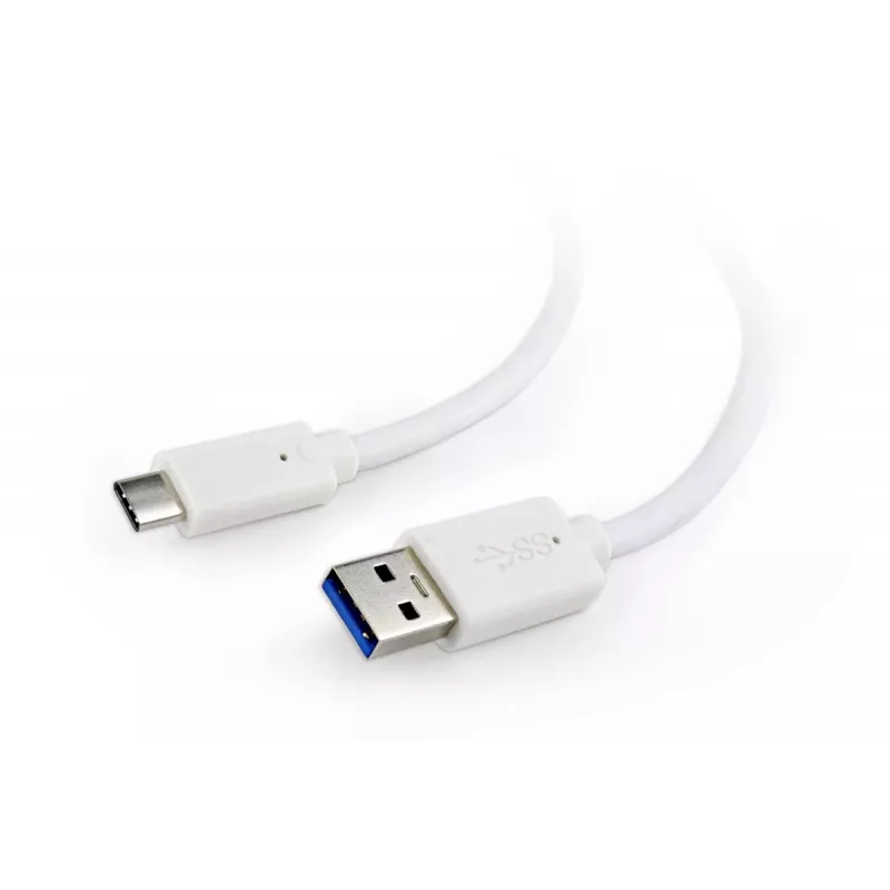 GEMBIRD USB 3.0 AM į Type-C kabelis (AM/CM) 1 m - baltas