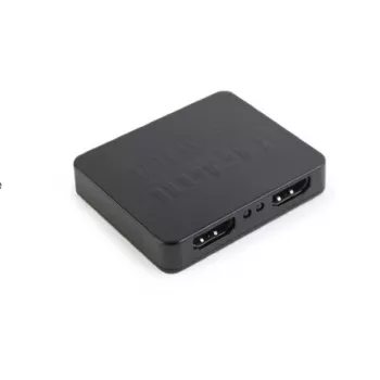 HDMI vaizdo skirstytuvas GEMBIRD DSP-2PH4-03 — 2 HDMI išėjimai, iki 3840×2160, 225 MHz pralaidumas, HDCP, 5 V DC, juodas