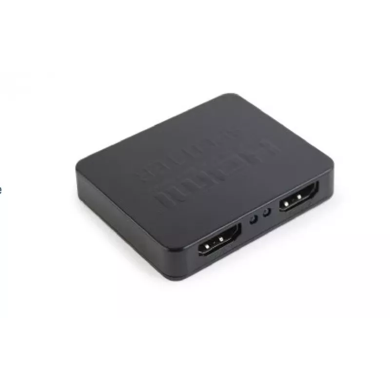 HDMI vaizdo skirstytuvas GEMBIRD DSP-2PH4-03 — 2 HDMI išėjimai, iki 3840×2160, 225 MHz pralaidumas, HDCP, 5 V DC, juodas