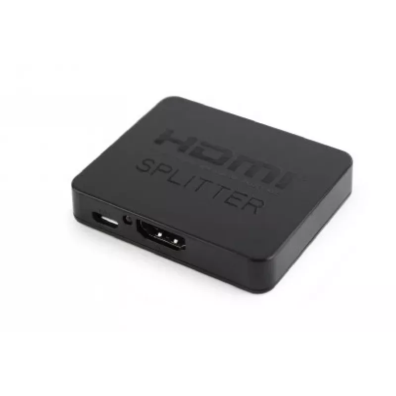 HDMI vaizdo skirstytuvas GEMBIRD DSP-2PH4-03 — 2 HDMI išėjimai, iki 3840×2160, 225 MHz pralaidumas, HDCP, 5 V DC, juodas