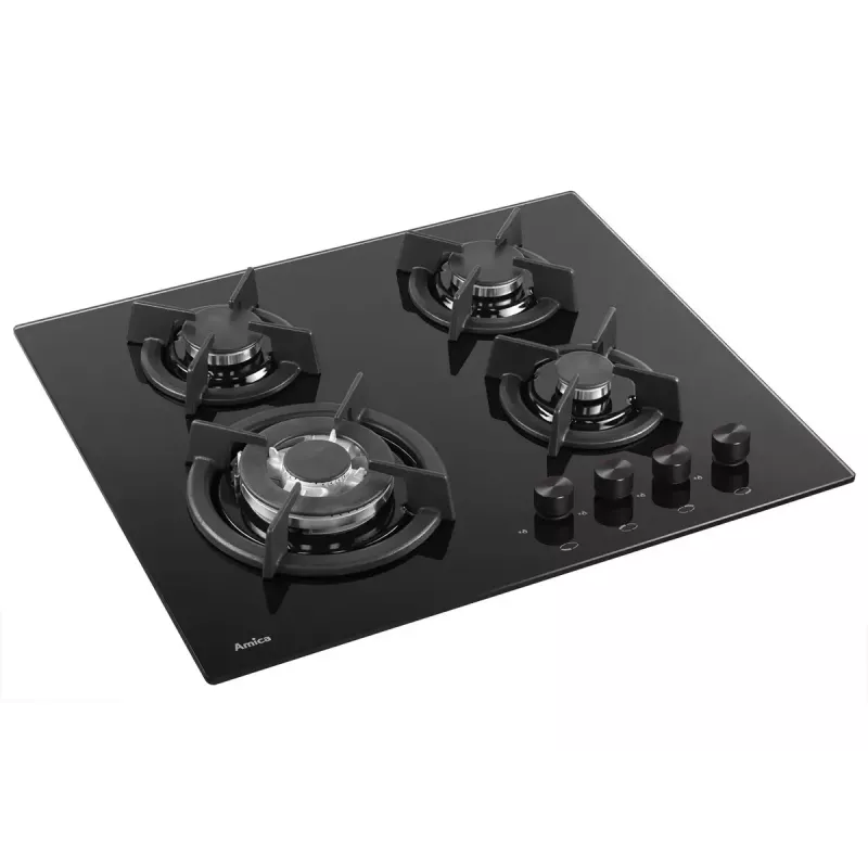 Amica PG6411SR Įmontuojama dujinė kaitlentė, 4 zonos, mechaninis valdymas