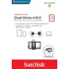 WESTERN DIGITAL SanDisk ULTRA DUAL DRIVE M3.0 - 128 GB USB atmintinė - micro-USB / USB 3.0