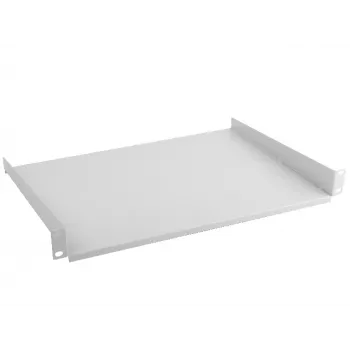 LANBERG AK-1008-S stovo lentyna, 1U, 19 colių (482,6 mm) pločio, 315 mm gylio, pilka, 20 kg keliamoji galia