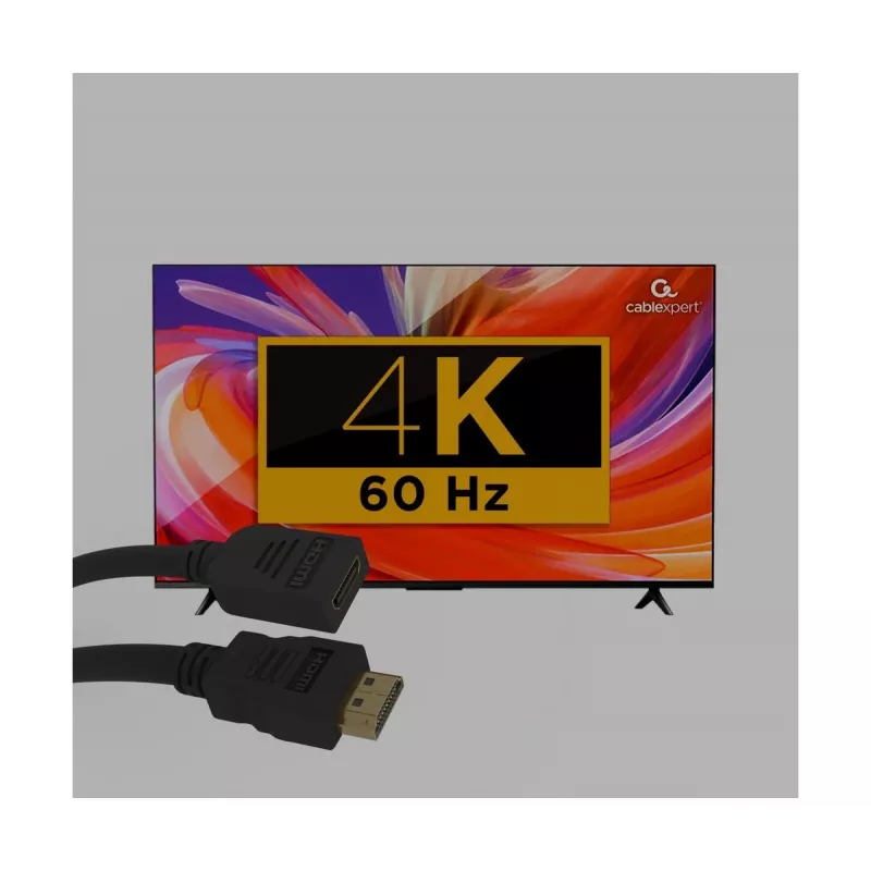 GEMBIRD Didelės spartos HDMI ilginamasis laidas su eternetu, 50 cm